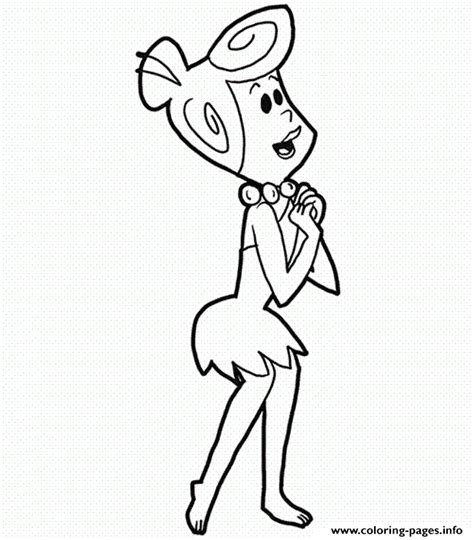 Image Result For Wilma Flintstone Coloring Pages Cartoon Coloring The