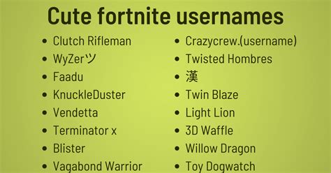 Fornite Usernames Ideas That Are Cool Sweaty And Funny