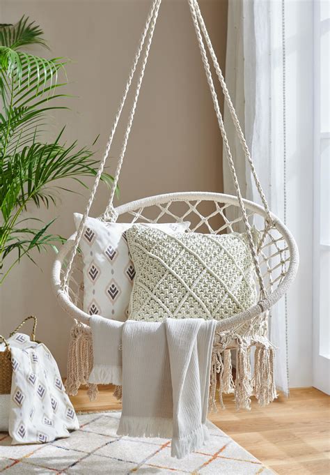 Bohemian Style Decoration Hanging Chair With Fringes Bohemian Style