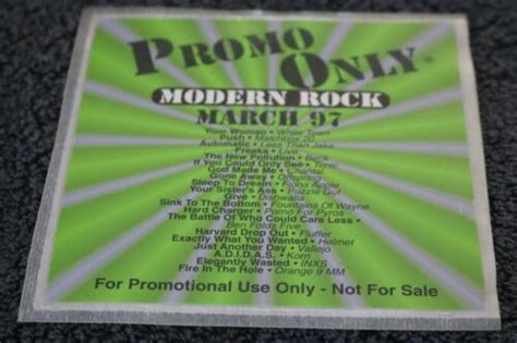Promo Only Modern Rock Radio March 1997 Vg Cd Out Of Print Alternative