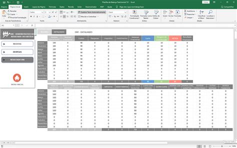 Planilha Balan O Patrimonial Com Dre