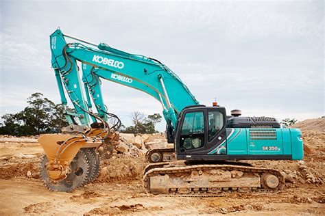 Sydney Sandstone And Kobelco Construction Machinery Excavators