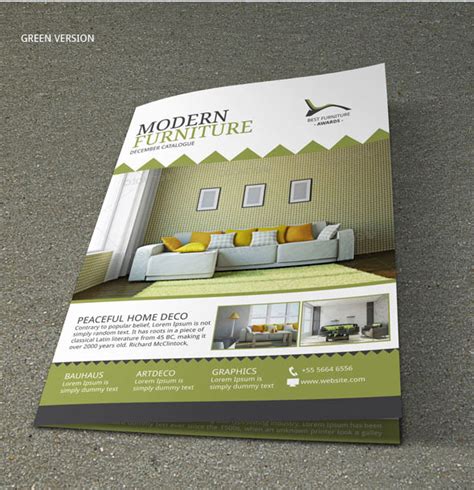 Furniture Store Brochure Design On Behance