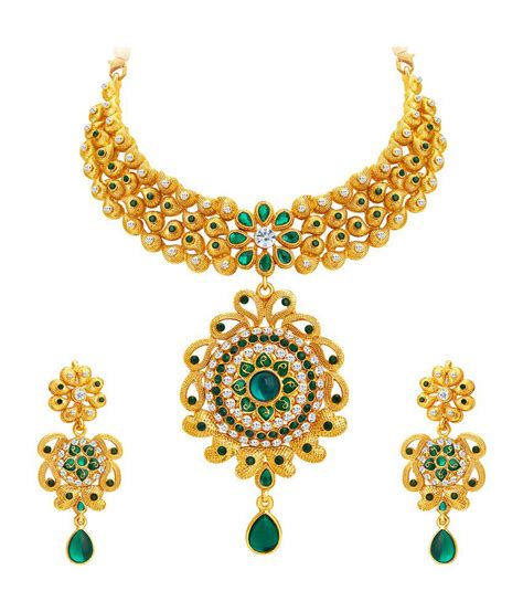 sukkhi glorious gold plated necklace set for women buy sukkhi