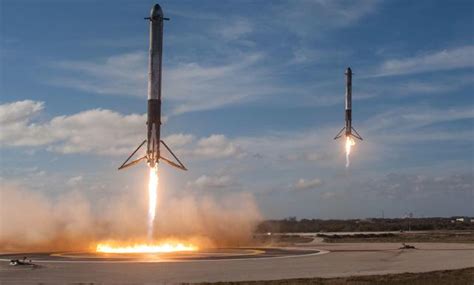 Spacex重型獵鷹火箭首次商業發射成功，並完成回收任務 每日頭條