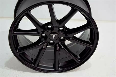 As the world's first tesla tuner, we engineer our wheels to fit within the factory parameters of your model y. 18" GENUINE TESLA MODEL 3 18 INCH OEM WHEELS AERO RIMS FACTORY OEM Black satin - Factory Wheel ...