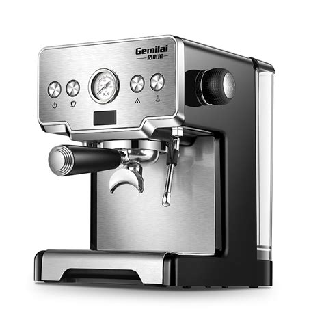Italian Coffee Machine For Home 15 Bar Stainless Steel Steam Semi