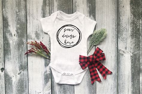 Download Baby Onesie Mockup - Cute Clothing Mockup! (1049089) | Clothing | Design Bundles