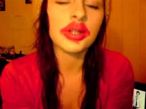 How To Apply Red Lipstick Blowjob Lips Youtube
