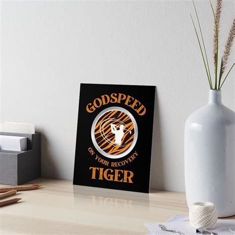 Tiger Woods Accident Recover Comeback Art Board Print By Woodburylake