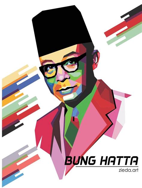 Bung Hatta By Zieda Art On Deviantart Art Pop Art Wpap