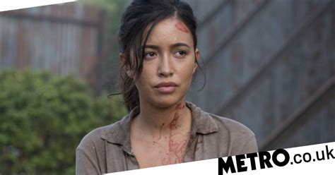 The Walking Deads Christian Serratos Almost Crumbled On Set After C