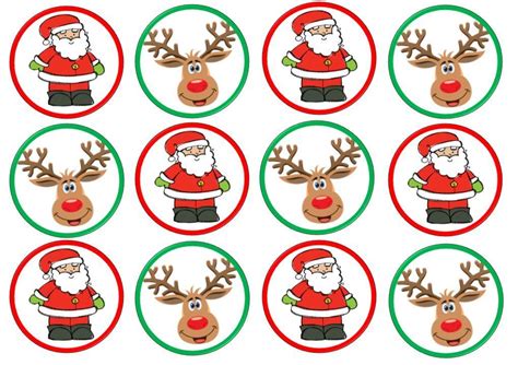 Christmas Cake Topper Printable Exeter