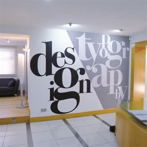 Bold And Modern Wallgraphic Office Wall Graphics Wall Graphics