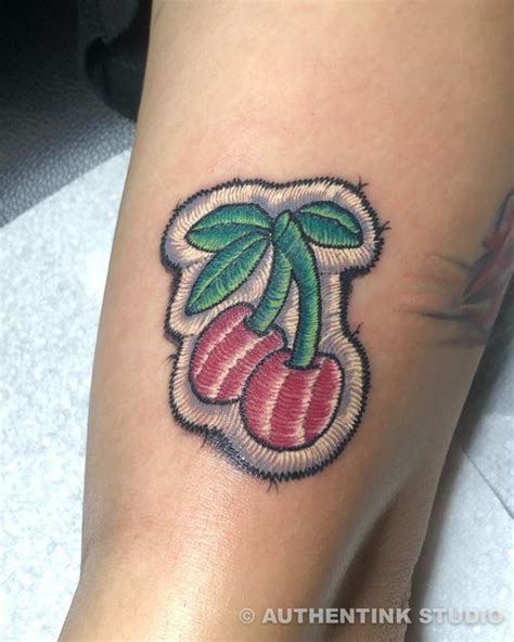 embroidery patch tattoos are a thing authent ink