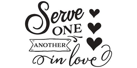Serve One Another In Love Poster Quote Painting By Philip Williams Pixels