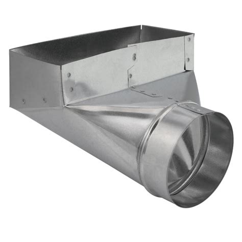 Galvanized Steel 90 Degree Register Duct Boots At