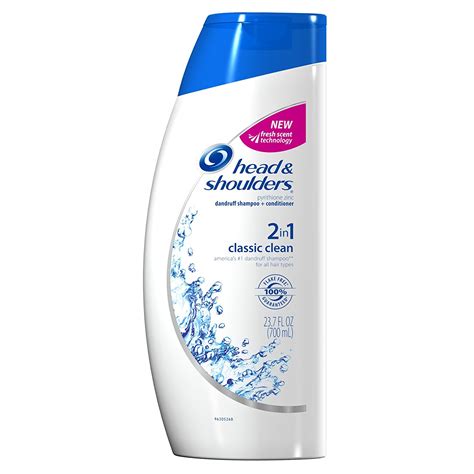 Head and shoulders shampoo and conditioner 2 in 1, anti dandruff treatment and scalp care, classic clean, 32.1 fl oz, twin pack. Head and Shoulders Classic Clean 2 in 1 Dandruff Shampoo ...