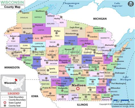 Wisconsin On Map Of Usa Topographic Map Of Usa With States