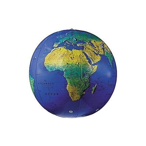 Replogle Globes Inflatable Topographical Globe 12dia 2 Ea