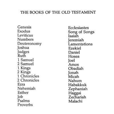 The subsequent exile of both kingdoms. Books of the Bible ~ Old Testament - Memrise