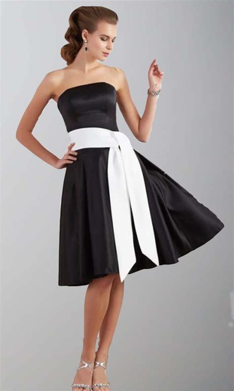 Classic Black Strapless Short Bridesmaid Dresses Ksp342 Ksp342 £76