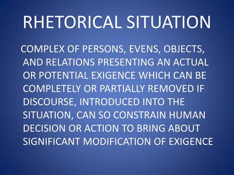 ppt the rhetorical situation powerpoint presentation free download id 2188207
