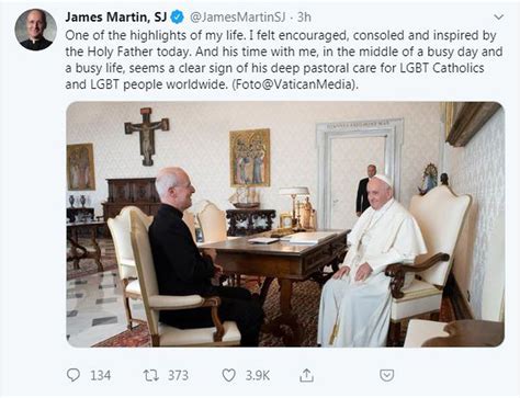 Pope Francis Just Met With James Martin A Priest Who Ministers To