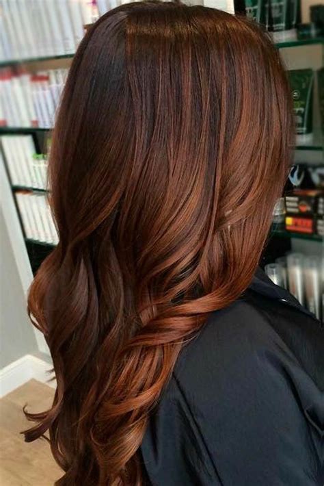 Copper Auburn Balayage Trendy Hair Copperauburnbalayage Hair Styles