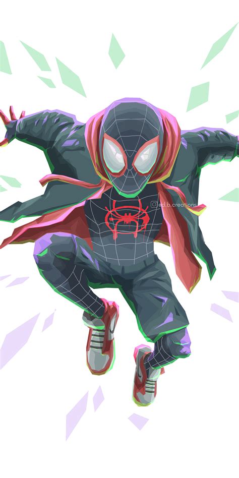 1080x2160 Spiderverse Miles Morales Art 4k One Plus 5thonor 7xhonor