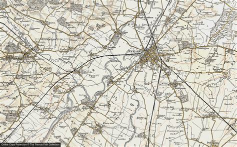 Historic Ordnance Survey Map Of Farndon 1902 1903