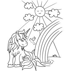 They don't need to follow the generic coloring of white body and silvery horn, they can color the unicorns with many different colors. Top 50 Free Printable Unicorn Coloring Pages