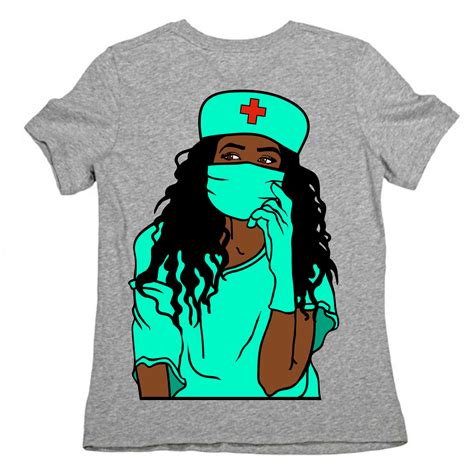 Nurse Svg Black Woman Svg African American Svg Cuts Files For Etsy