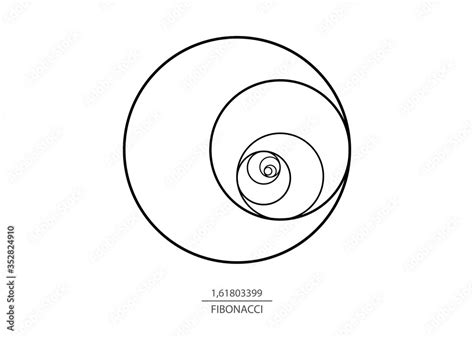 Fibonacci Sequence Circle Golden Ratio Geometric Shapes Spiral
