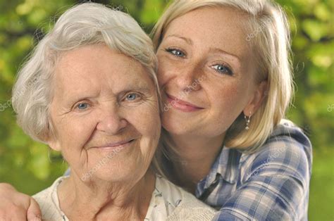 Grandmother And Granddaughter — Stock Photo © Itsmejust 8020332