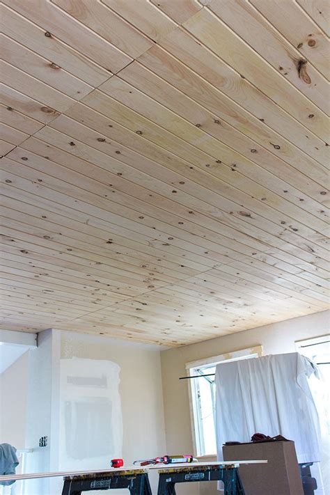 How to diy a wood plank ceiling wood plank ceiling, plank ceiling, wood slat ceiling. Pin on Flip