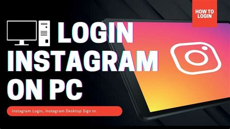 How To Login Instagram On Pc Instagram Login Instagram Desktop Sign