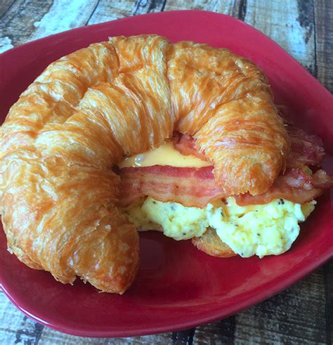 Bacon Egg And Cheese Croissant Country Recipe Book Regatta