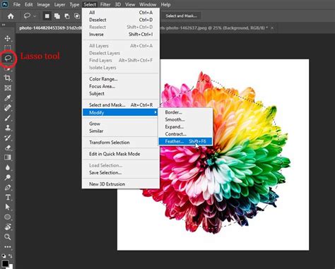 How To Apply Feather Effect In Photoshop Webtopic