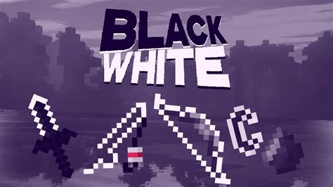 Review Texture Pack Pvp Minecraft Black And White Default Edit
