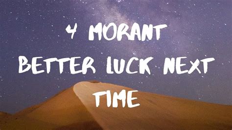 4 Morant Better Luck Next Time Doja Cat Lyrics YouTube