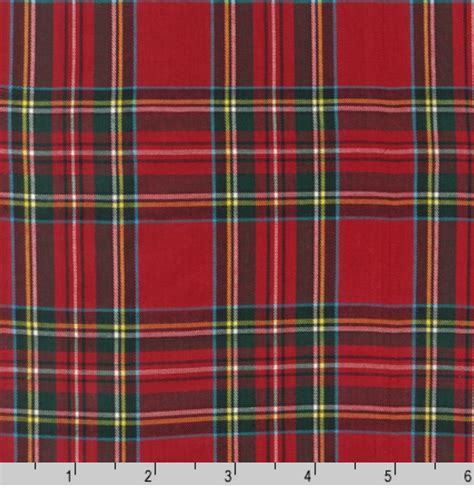 Red From House Of Wales Plaids By Robert Kaufman Just Sew Simple