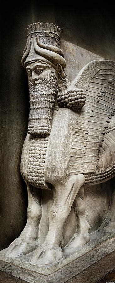 Assyrian Human Headed Winged Bull Photograph By Weston Westmoreland