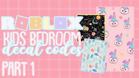 Roblox Bloxburg Kids Bedroom Decal Codes Palheta Veste