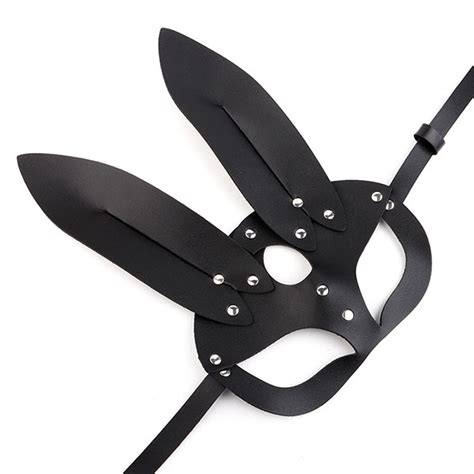 Sex Fetish Toys Bunny Bdsm Leather Mask Uusextoy