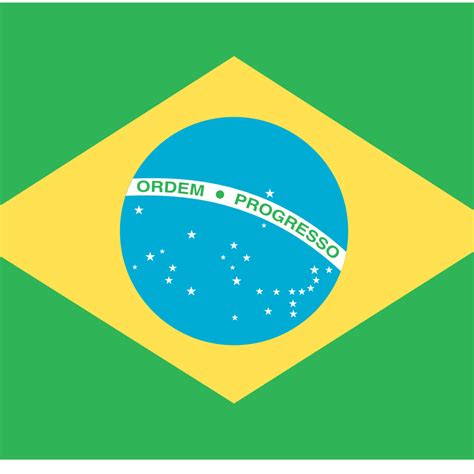 Brazilian Flag Vector Clipart Best