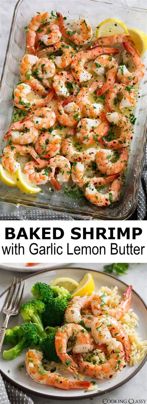 Baked Shrimp With Garlic Lemon Butter Sauce Collection Of Recipes
