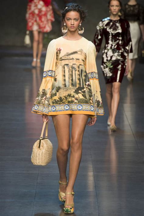 Milan Fashion Week Dolce And Gabbana Spring 2014 Freeyork