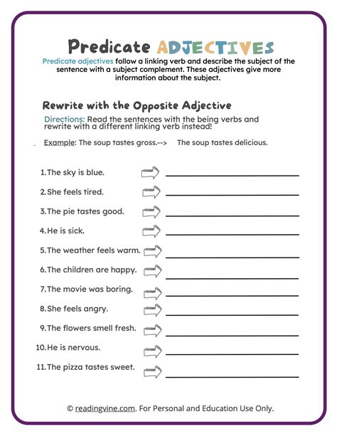 Grade 2 Grammar Worksheet On Using Adjectives Adjecti
