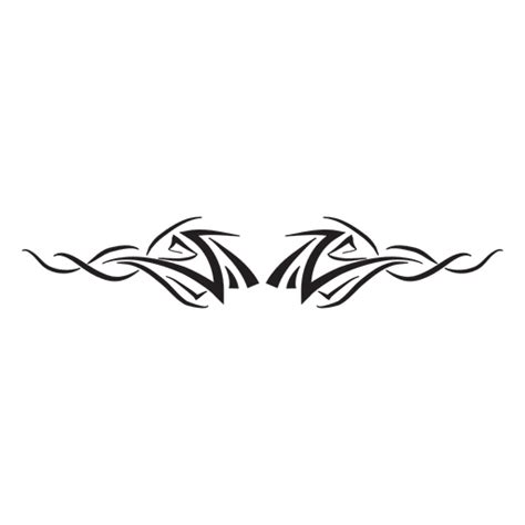 Tribal Pinstripes Silhouette Transparent Png And Svg Vector File